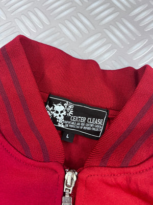 Vintage bomber Japanese jacket center clease  (L)