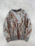 Knitted sweater custom y2k 00’s (M)