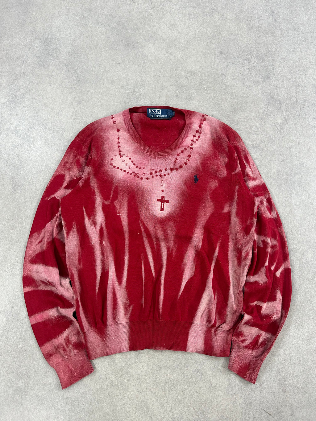 Polo Ralph Lauren sweater custom y2k 00’s (S)