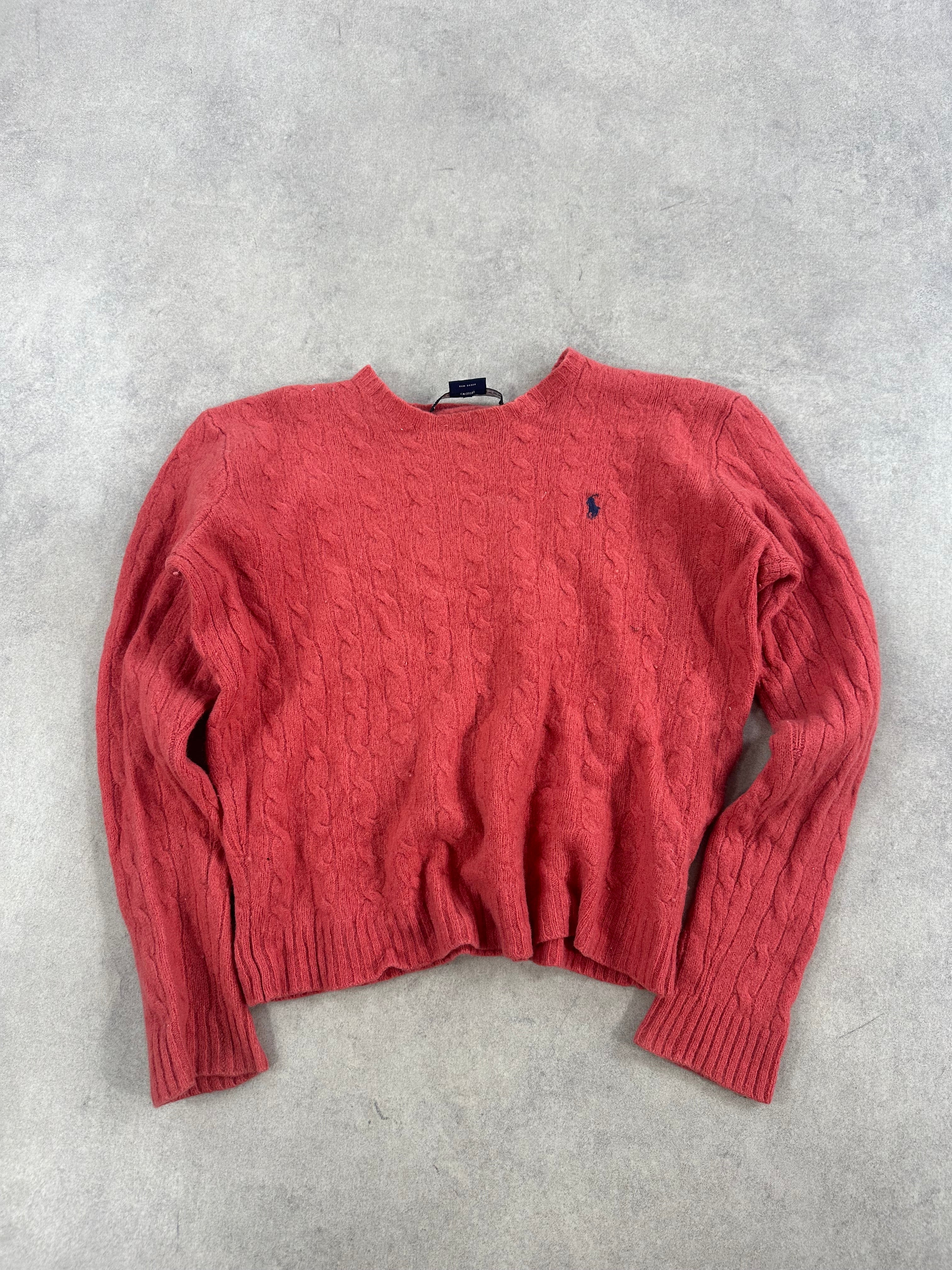 Vintage polo Ralph Lauren knitted sweater women (L)