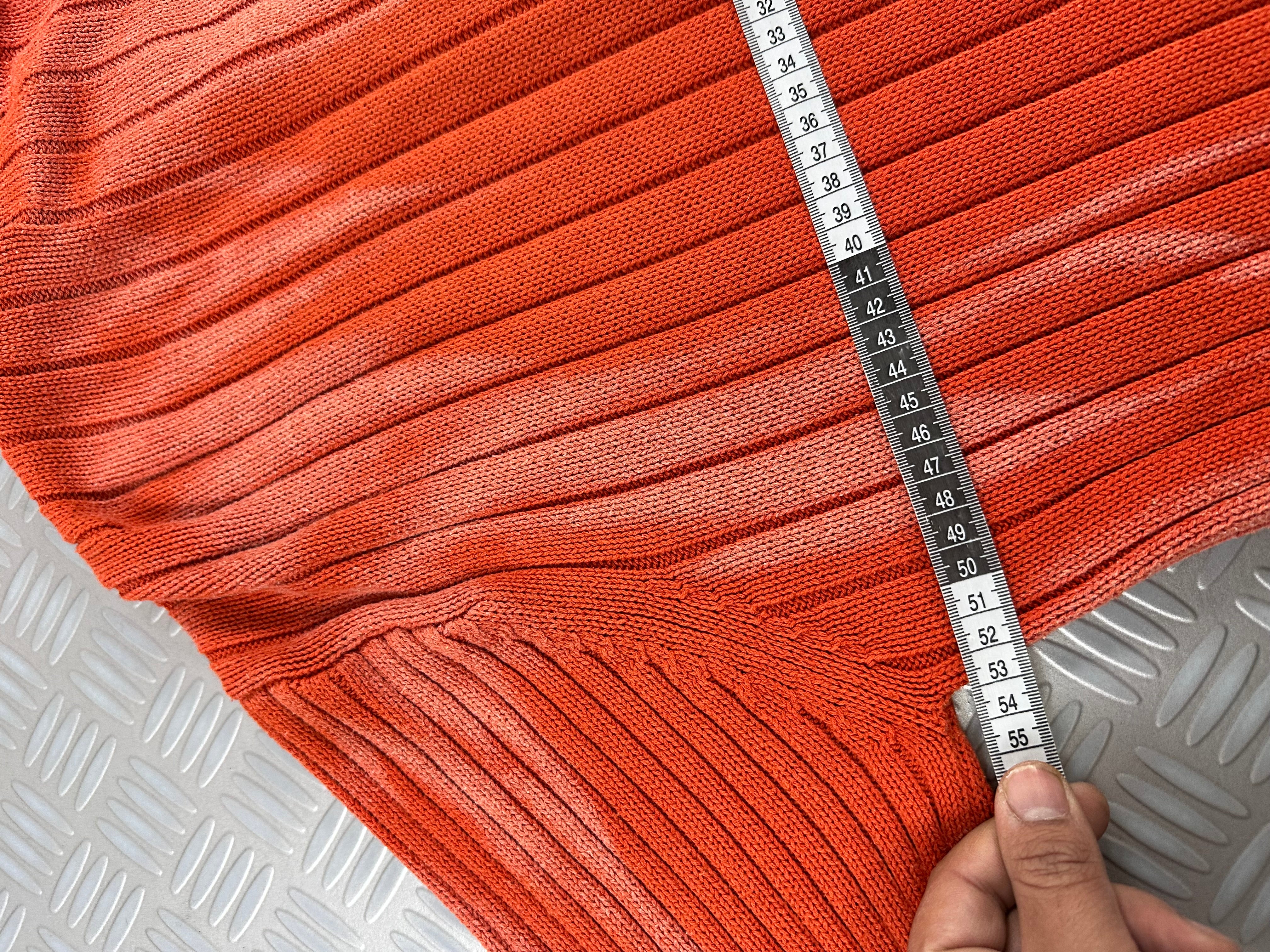 Handmade  full zip knitted sweater vintage (M)