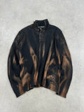 Mid zip custom sweater y2k (L)
