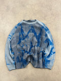Custom knitted sweater y2k oversized (L)