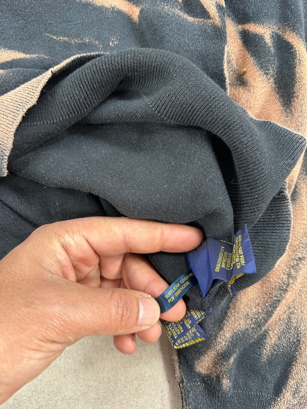 Polo Ralph Lauren long sleeve custom y2k (S)