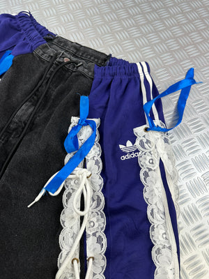 Baggy jorts coquette y2k handmade ( one size )
