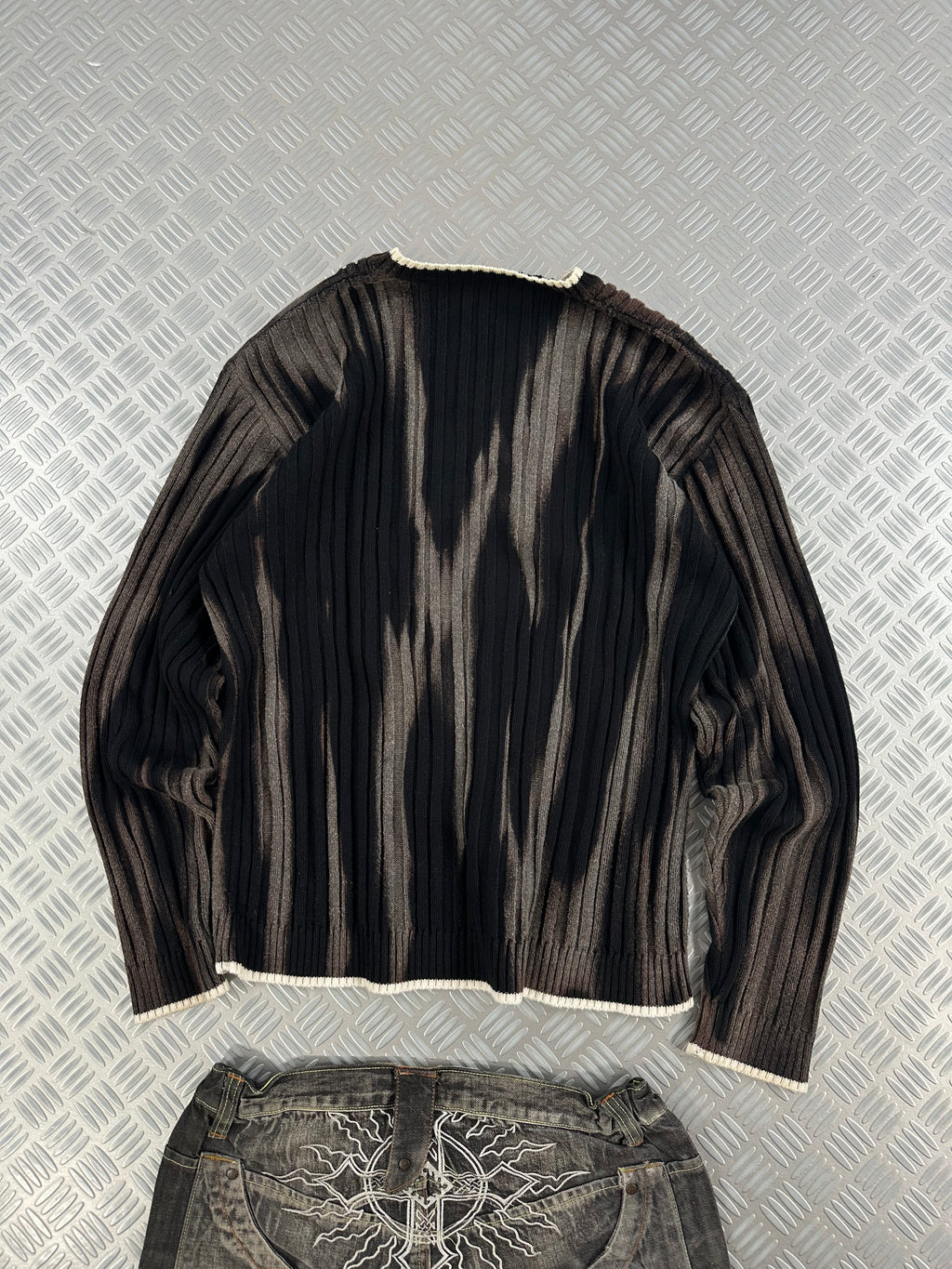 Knitted sweater y2k custom 00’s (L)