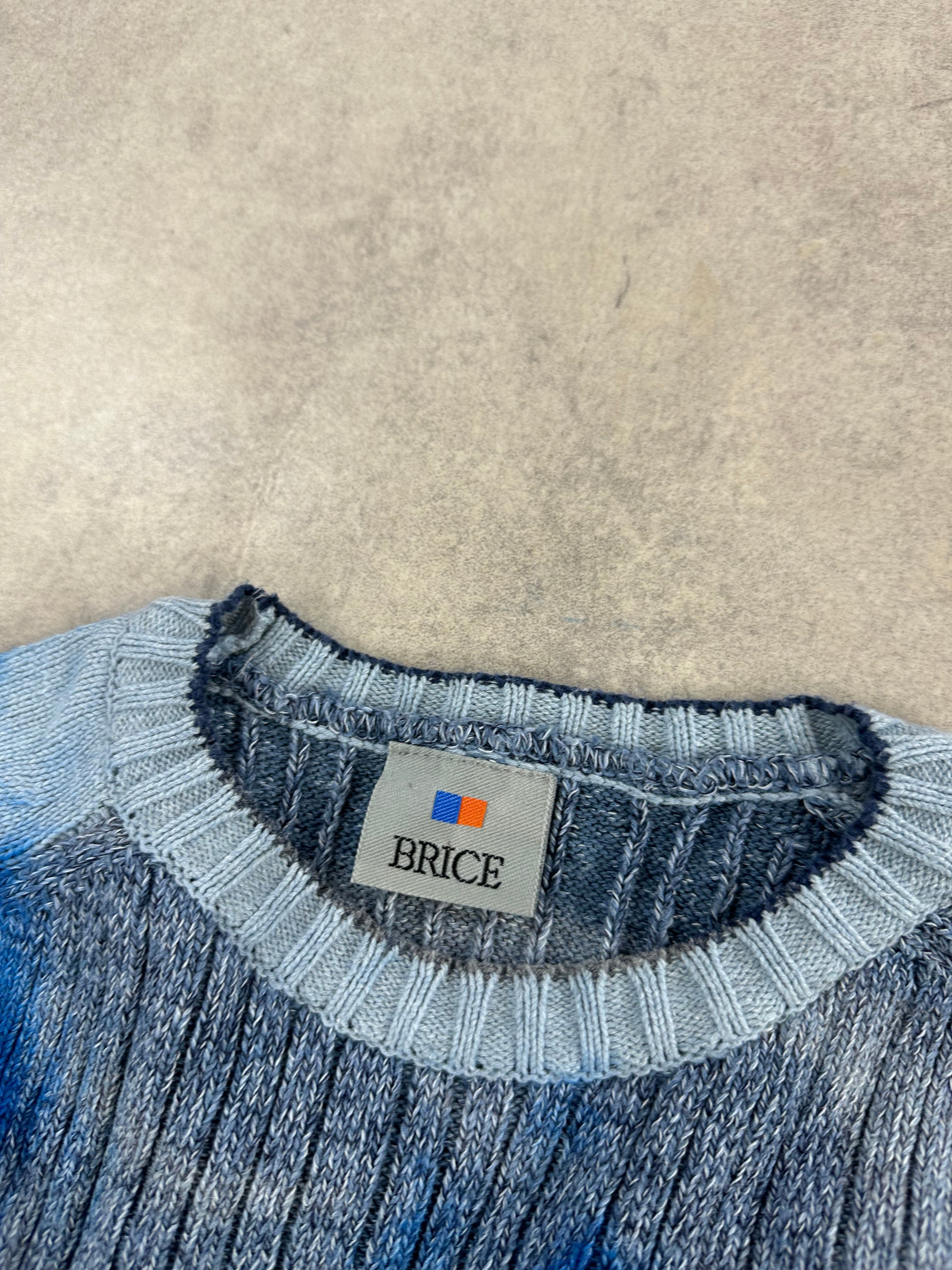 Custom knitted sweater y2k oversized (L)