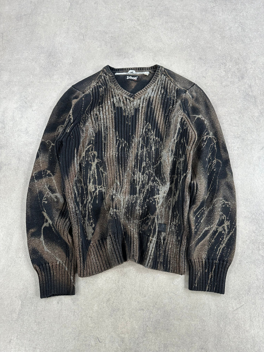 Knitted sweater custom y2k (M)