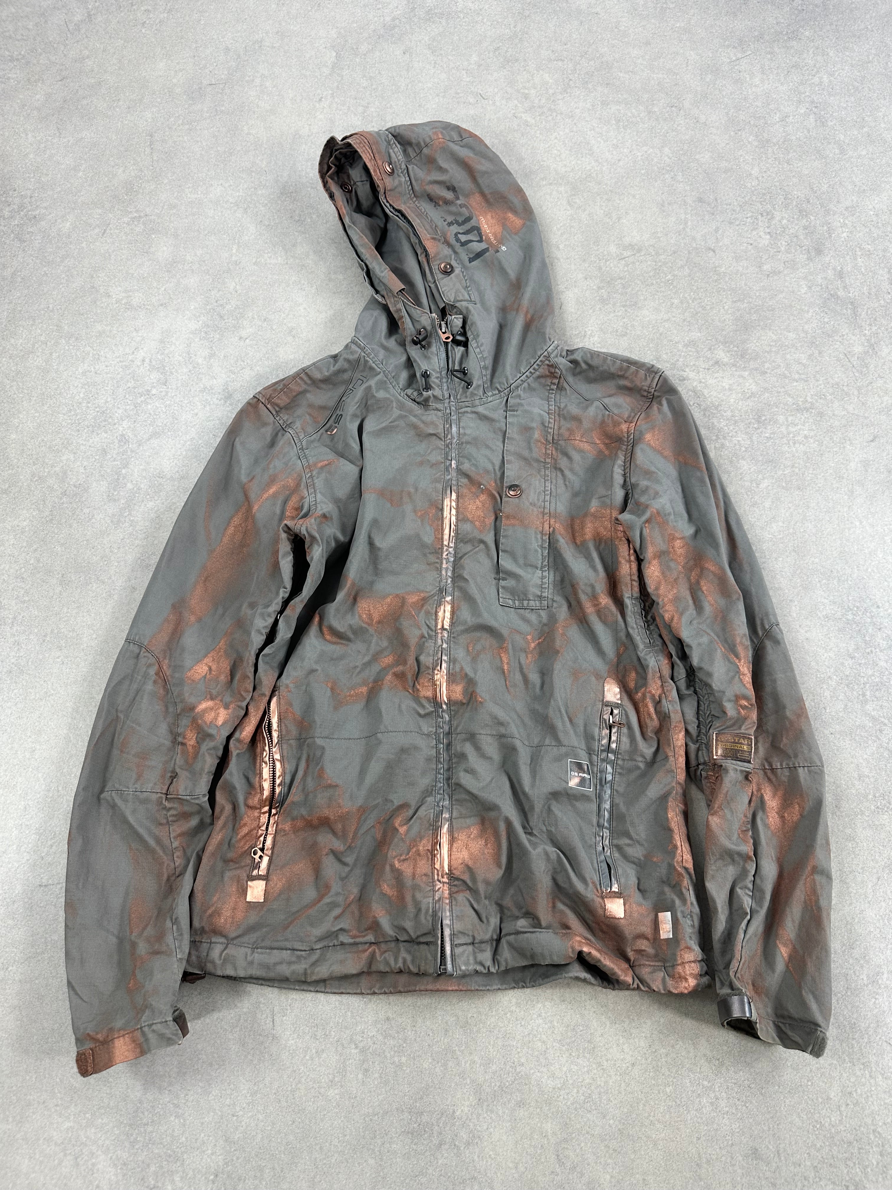 G-star hooded y2k jacket 00’s custom (L)