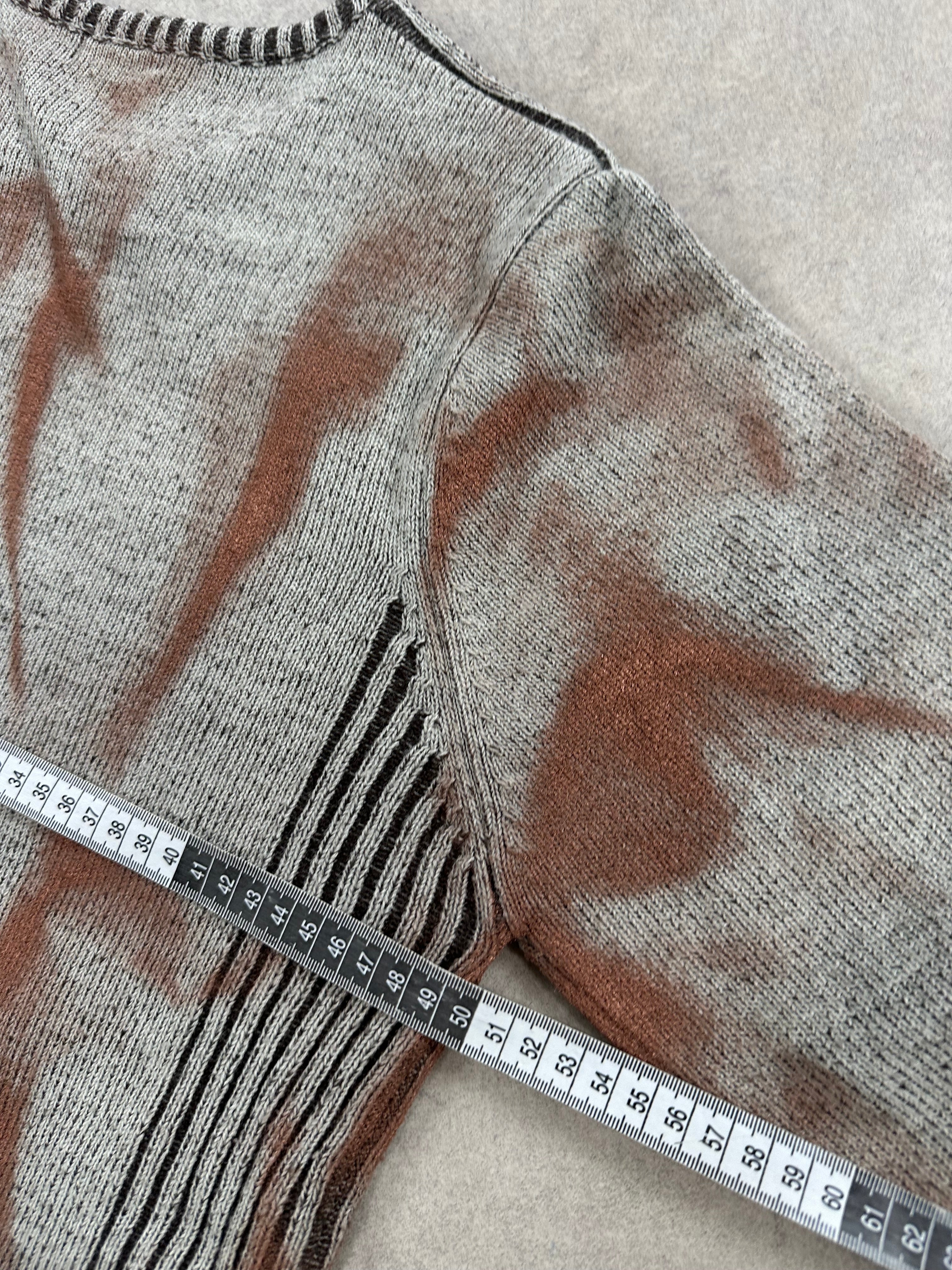 Knitted sweater custom y2k 00’s (M)