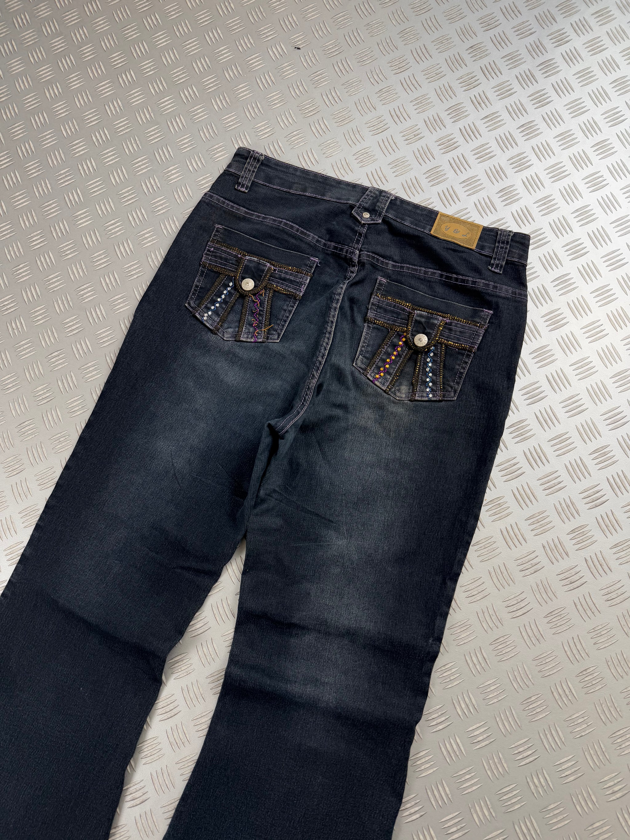 Vintage Y2K Japanese Boot cut Jeans (40)