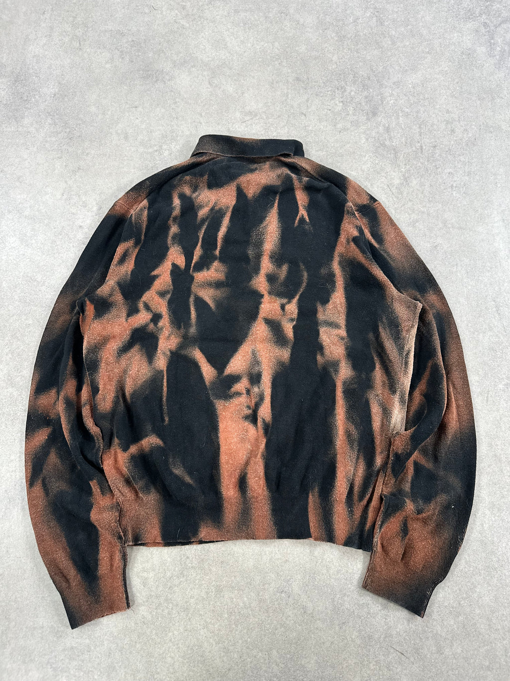 Vintage Polo Ralph Lauren Y2k Knitted Bleached Sweater custom (L)