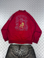 Vintage bomber Japanese jacket center clease  (L)