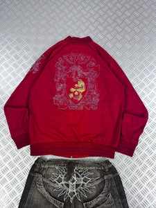Vintage bomber Japanese jacket center clease  (L)