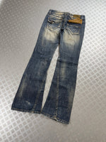 Vintage Y2K Flared Japanese Jeans (39)