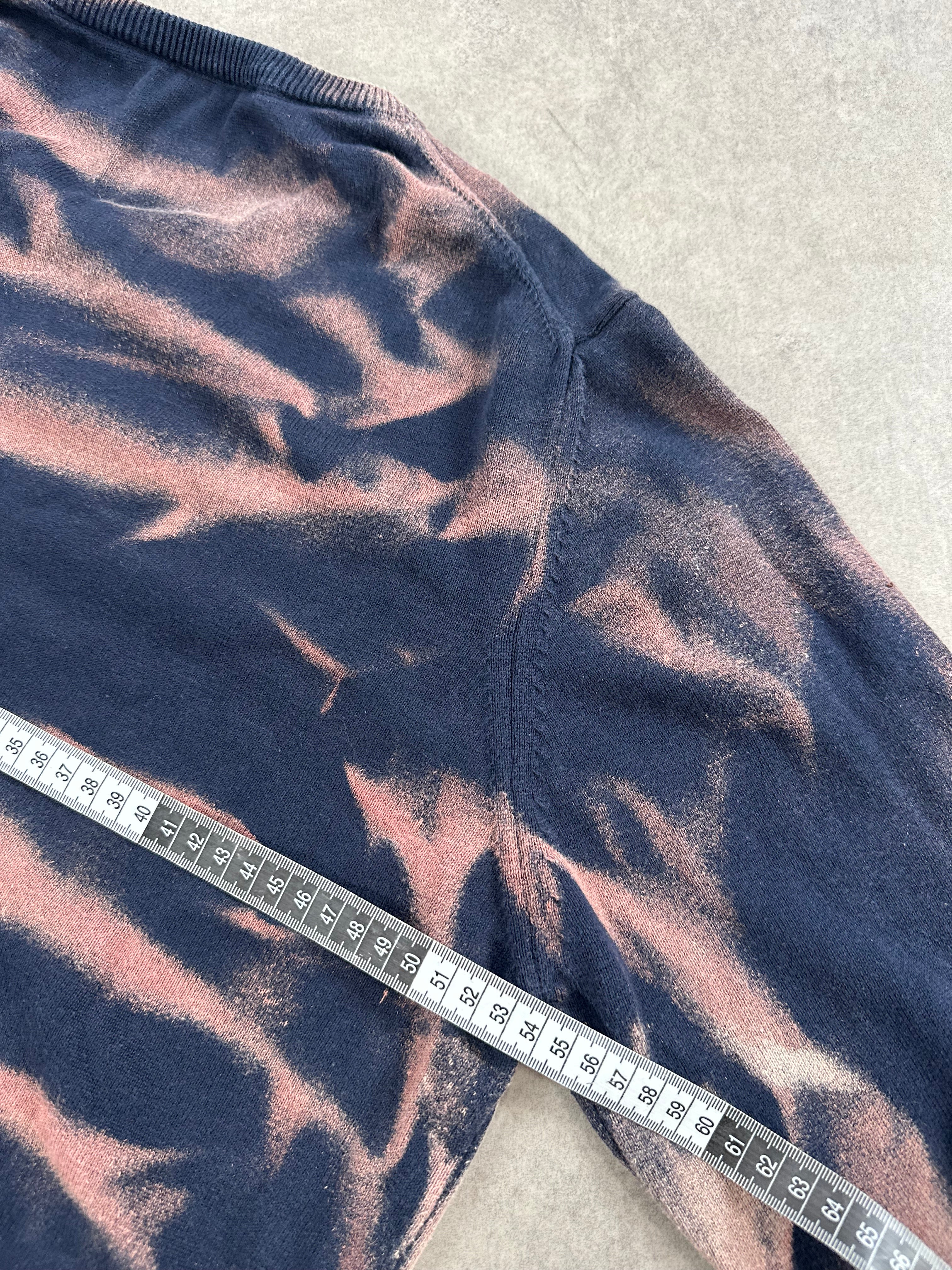 Vintage Tommy Hilfiger Y2k Bleached Knitted Sweater custom (L)