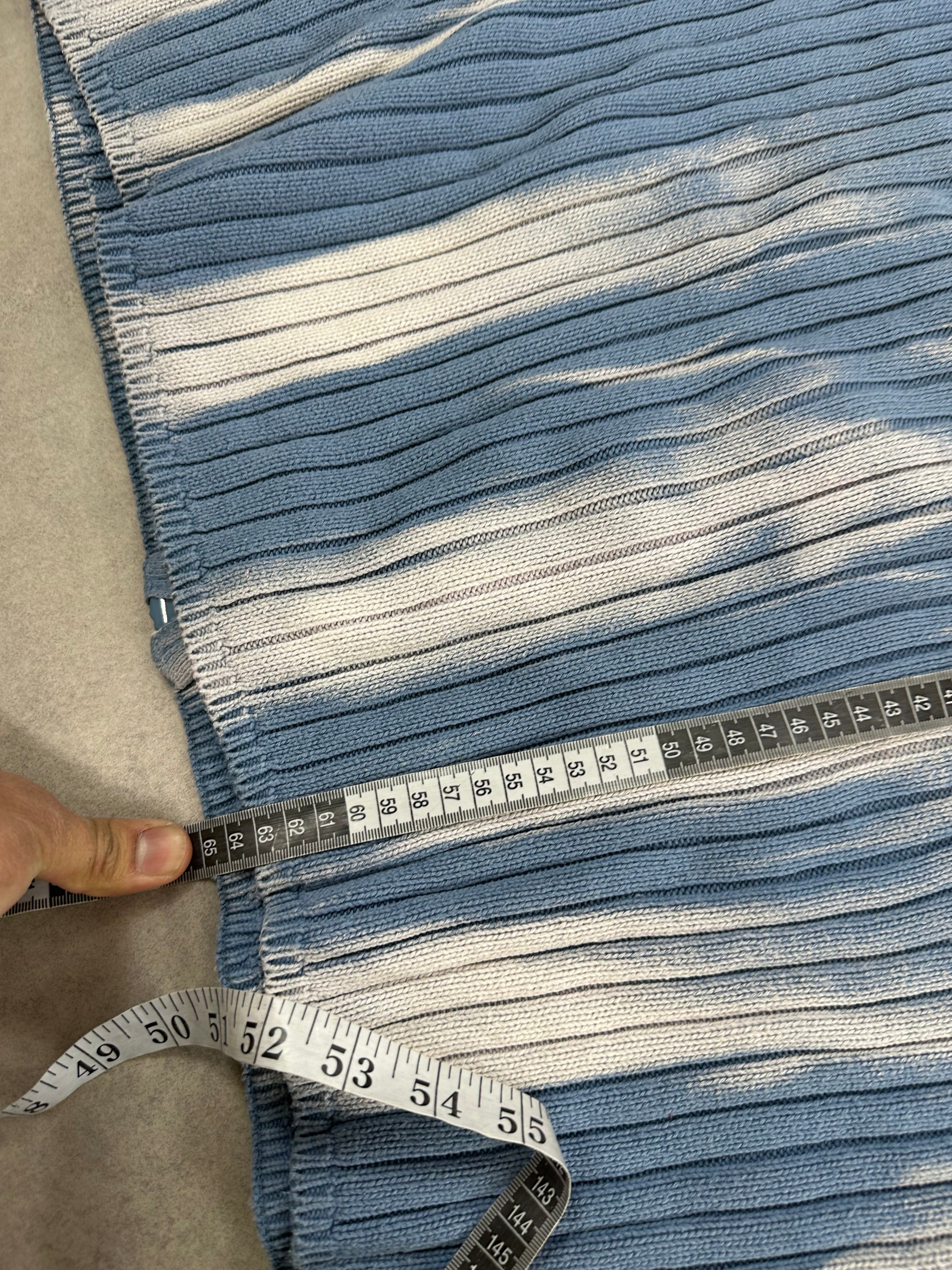 Full zip knitted sweater custom y2k (XL)