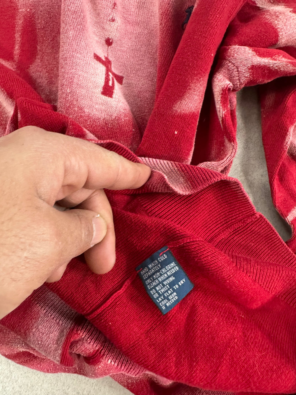Polo Ralph Lauren sweater custom y2k 00’s (S)