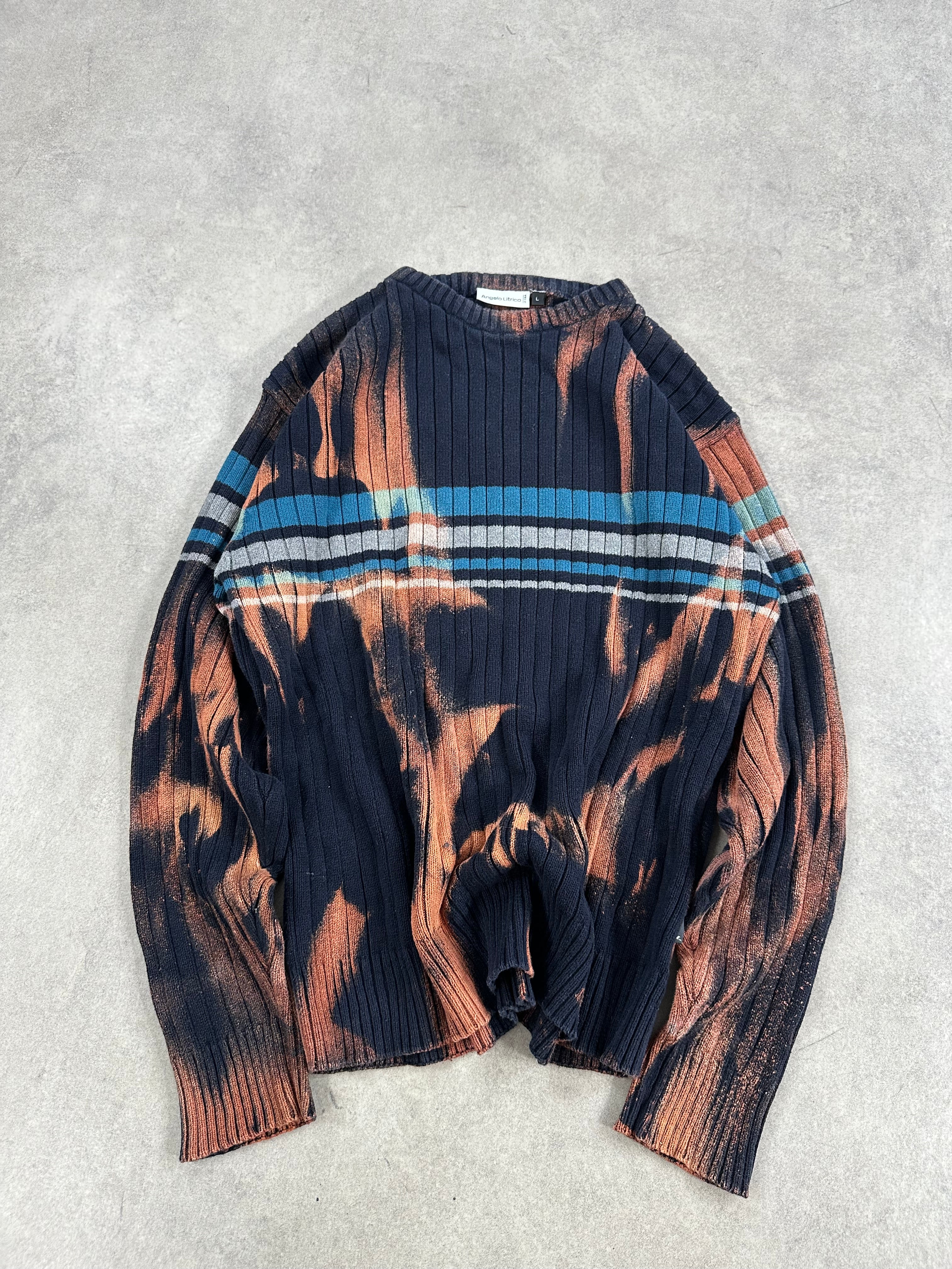 Knitted sweater vintage y2k custom (L)