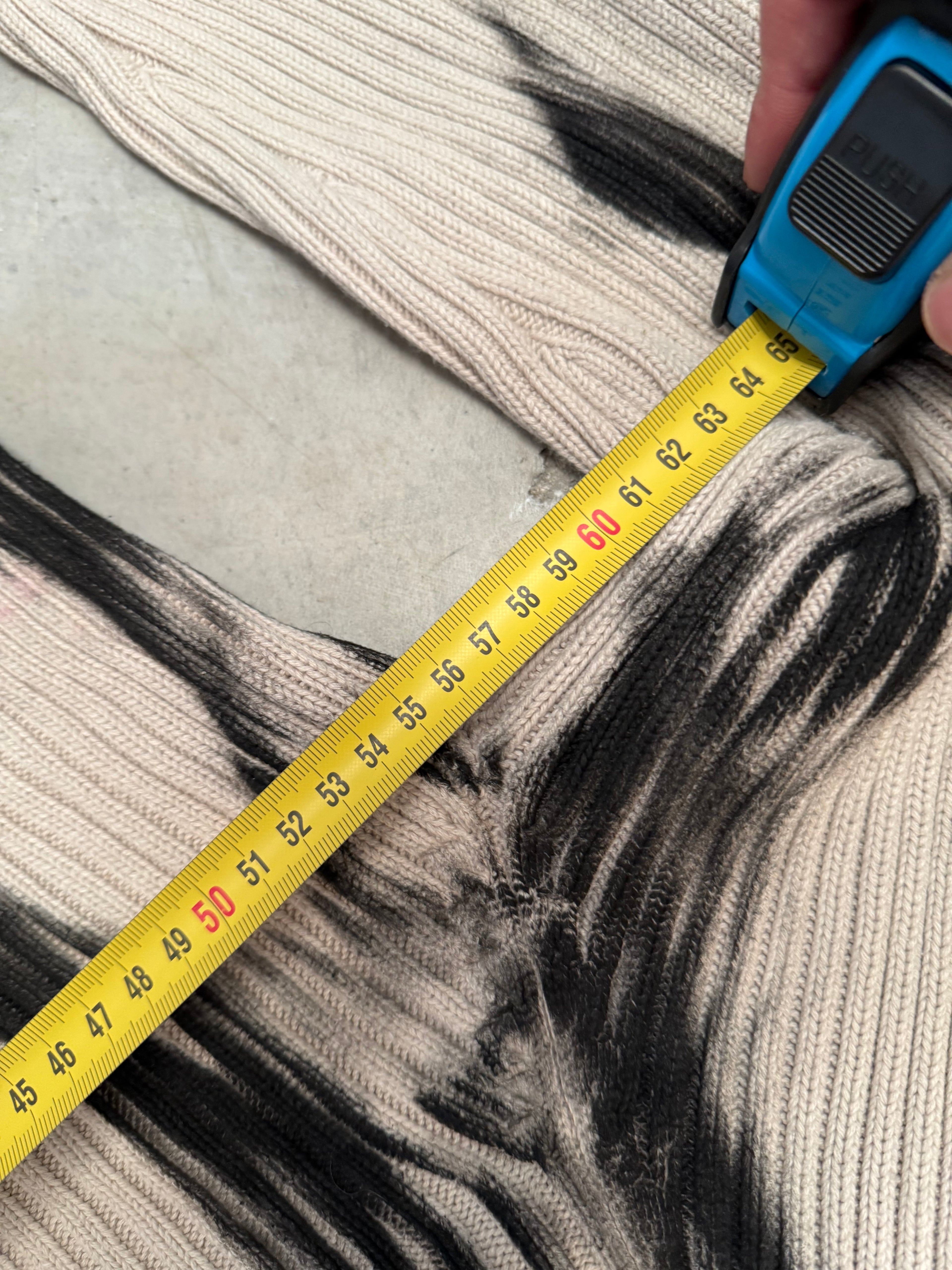 Vintage Knitted Y2k Sweater custom (XL)