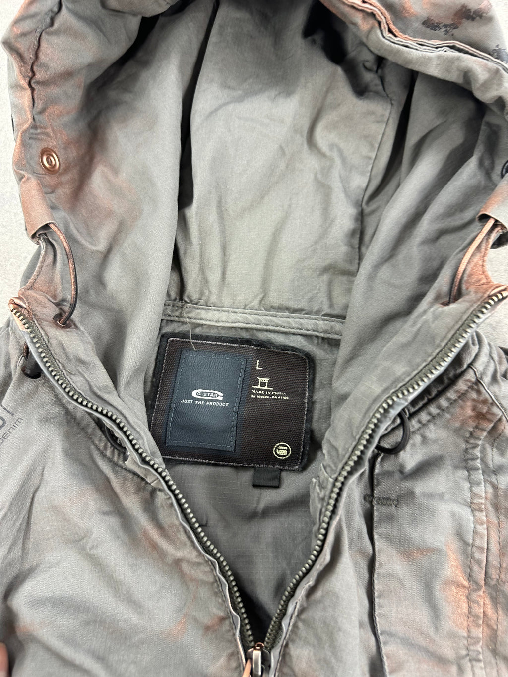 G-star hooded y2k jacket 00’s custom (L)