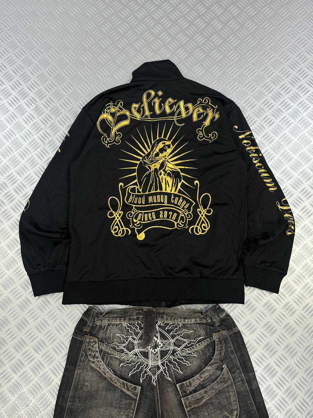 Y2K jacket blood money made in Japan ( XL)