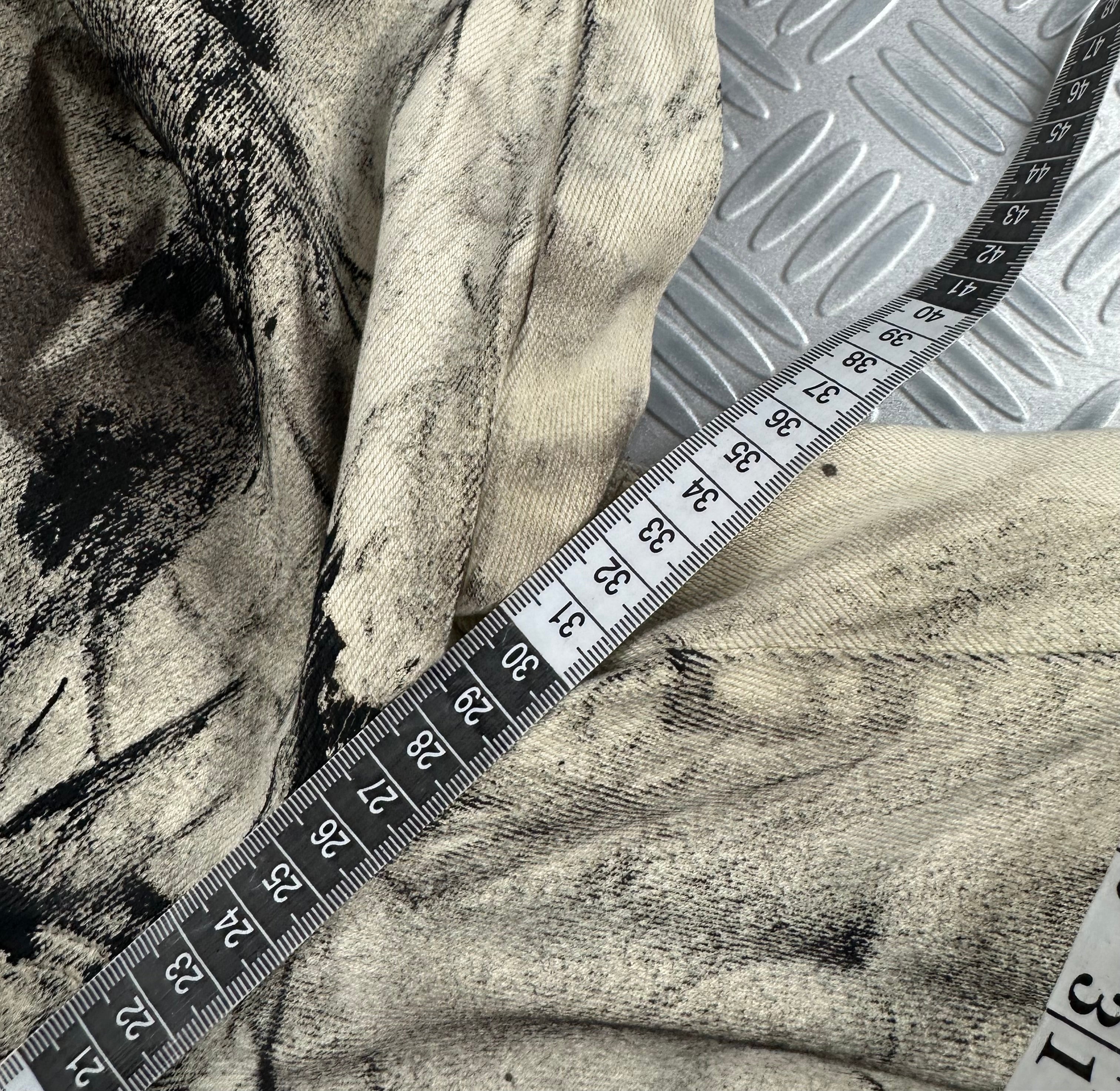 Vintage denim jeans custom y2k disstresed (L)