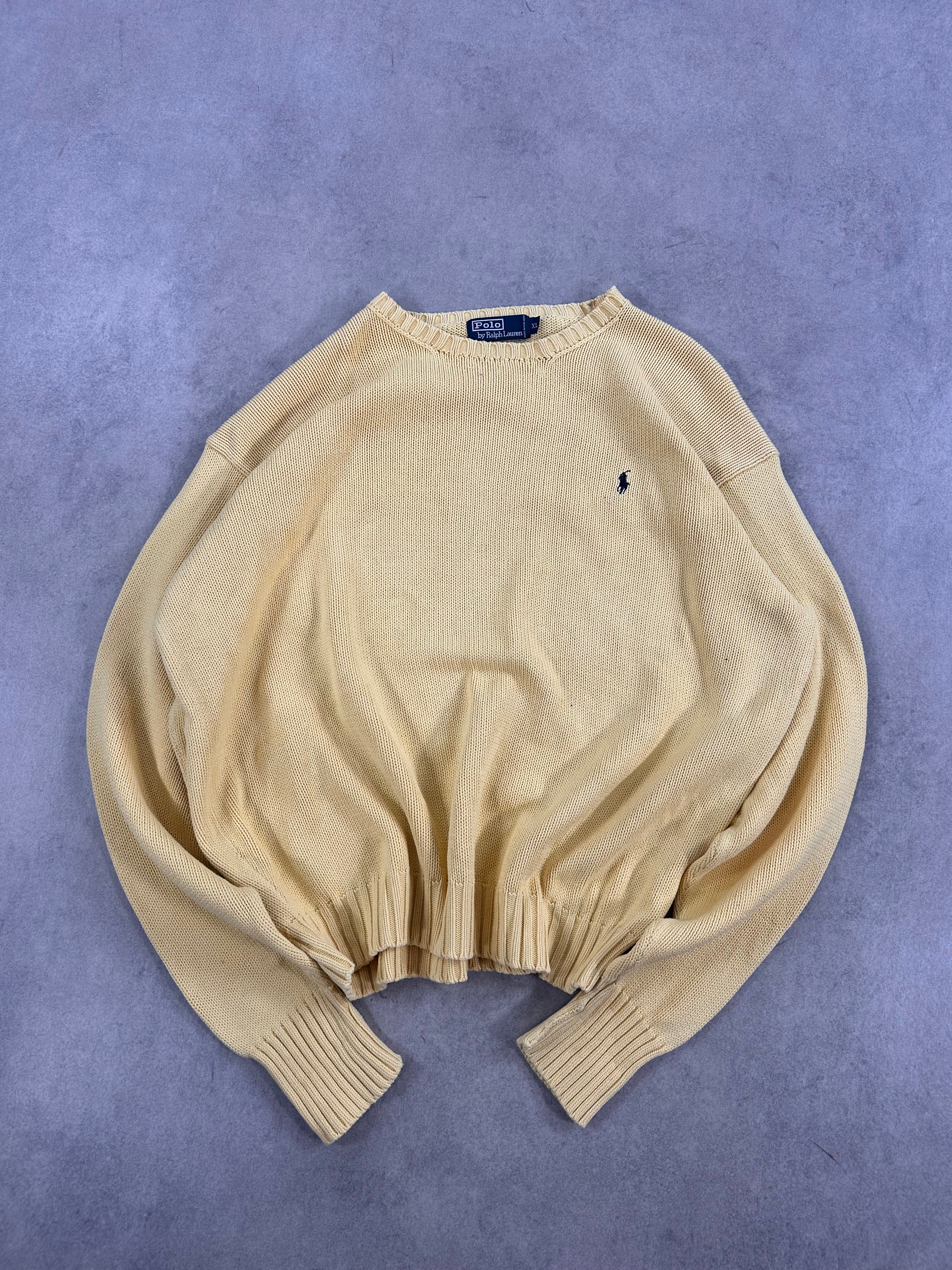 Vintage polo Ralph Lauren knitted sweater (XL)