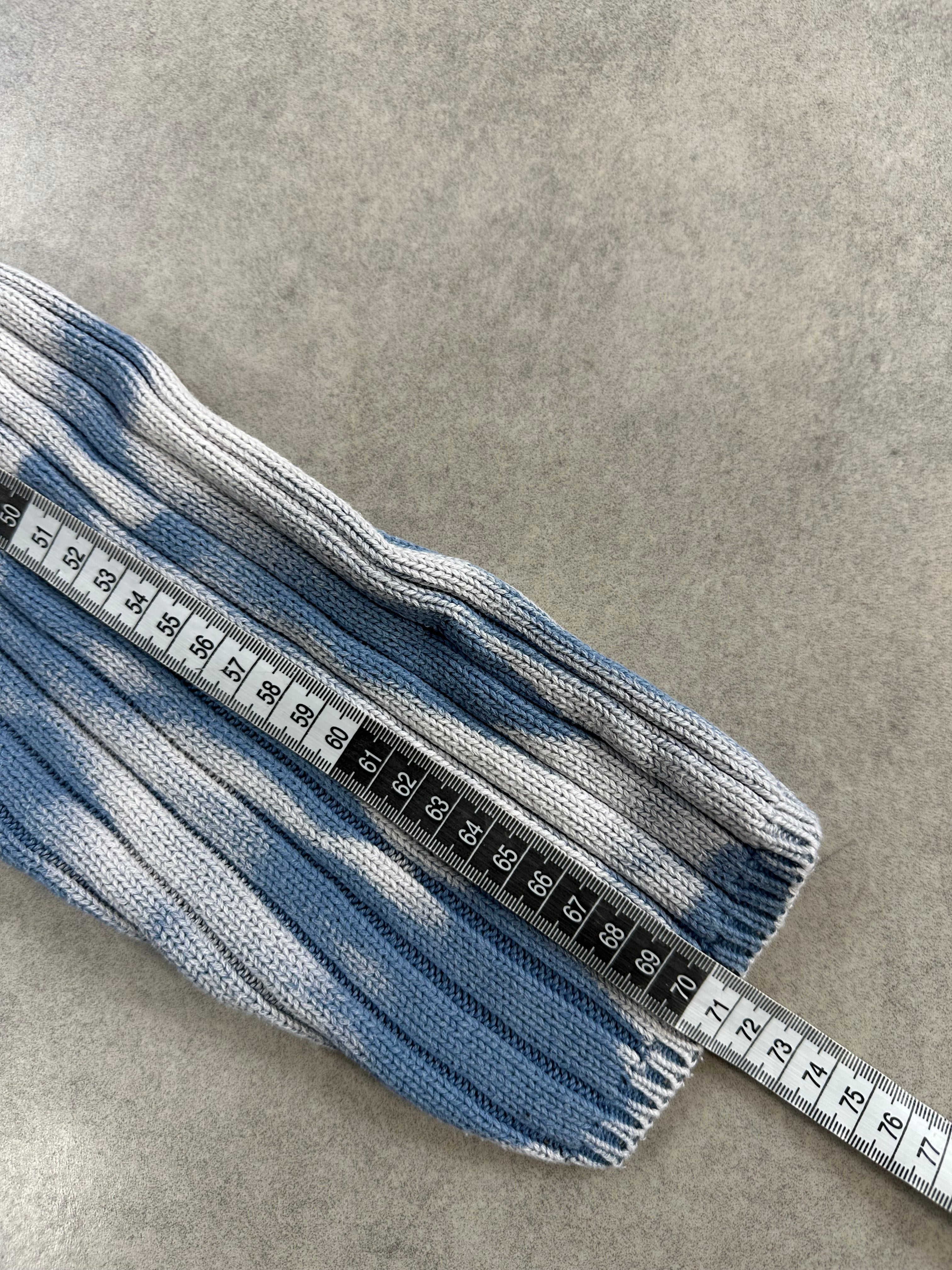 Full zip knitted sweater custom y2k (XL)