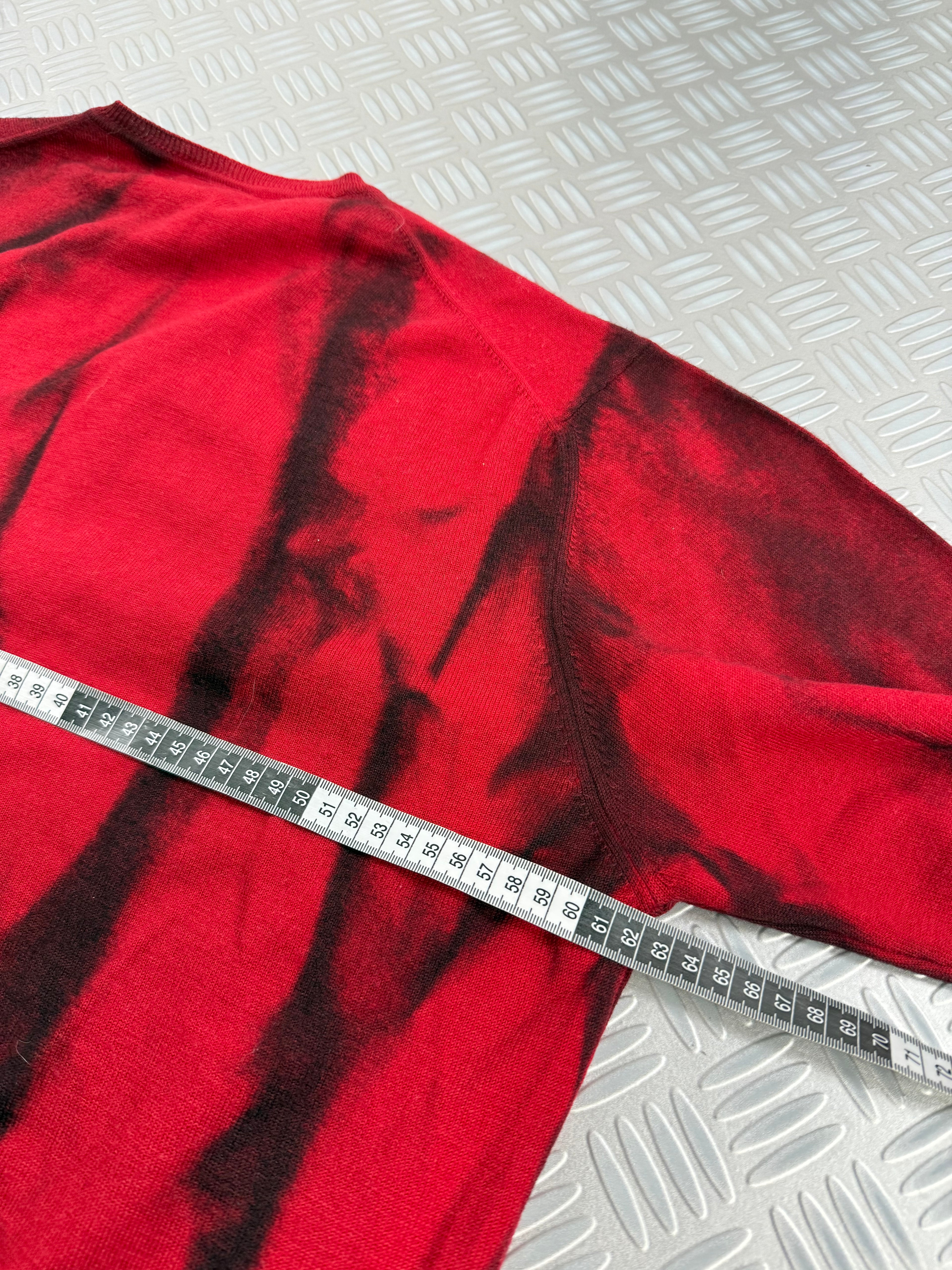 Vintage Lacoste Y2k Knitted Sweater custom (L)