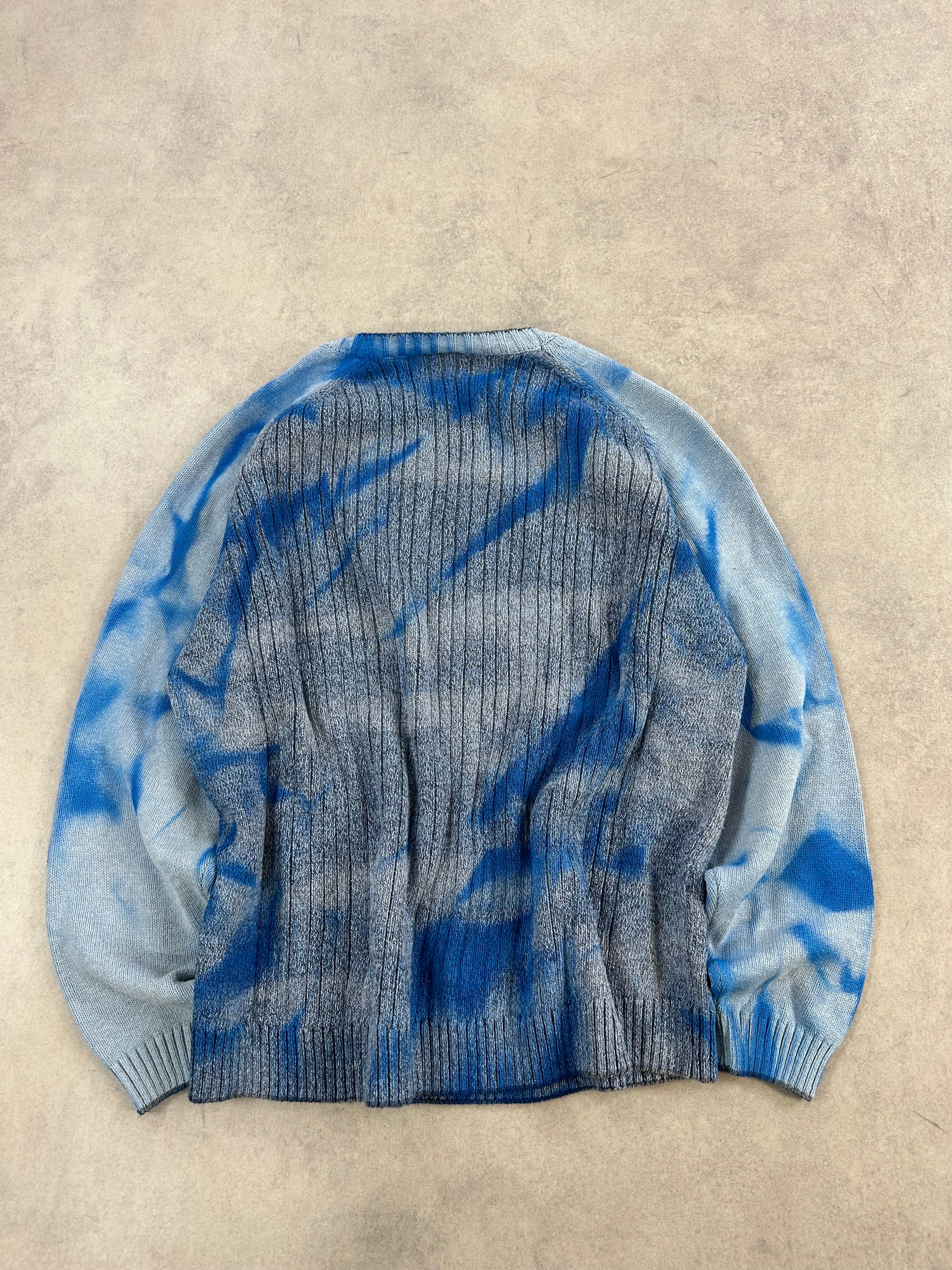 Custom knitted sweater y2k oversized (L)