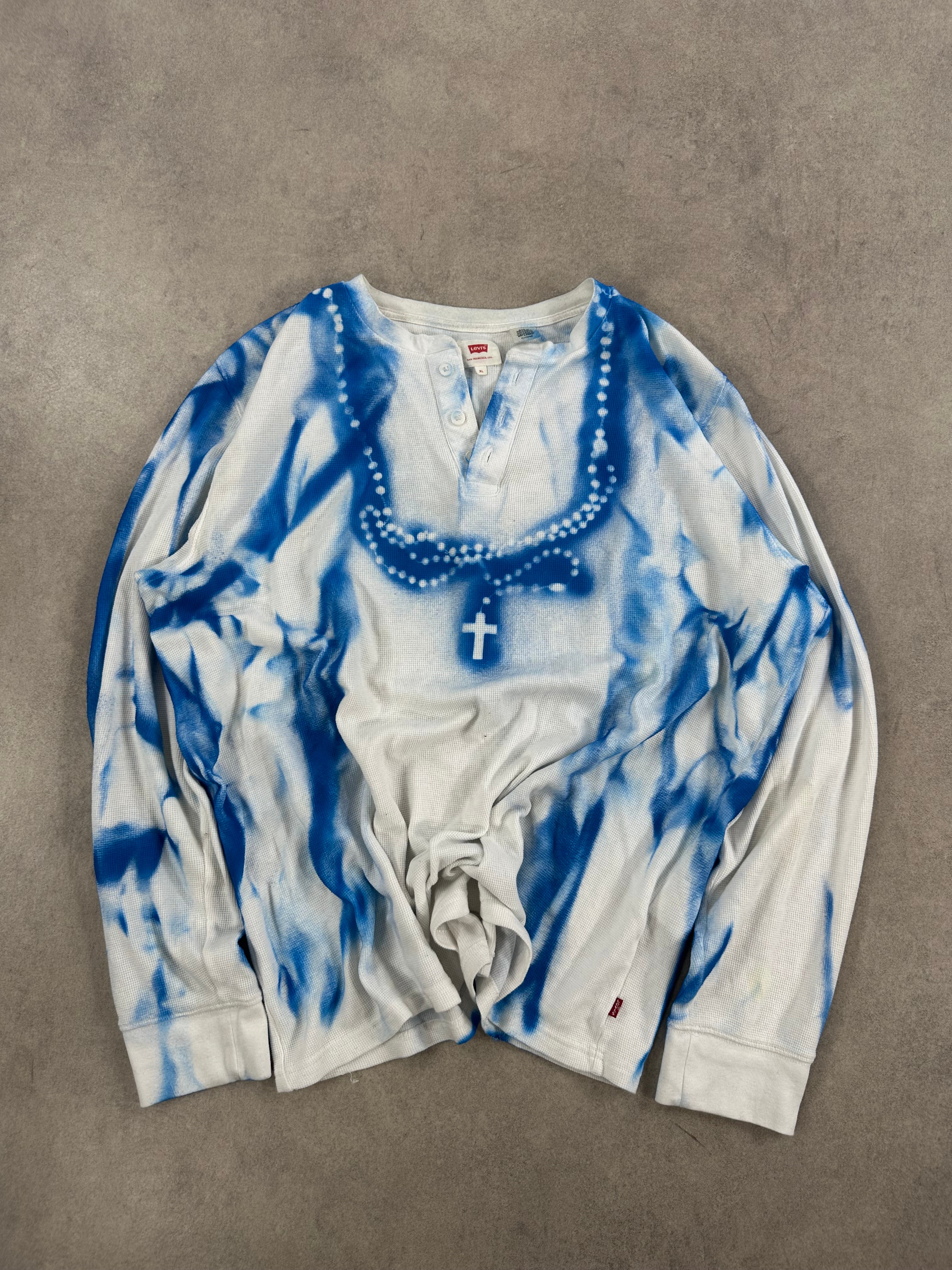 Vintage Levis Y2k Knitted Sweater custom (XL)