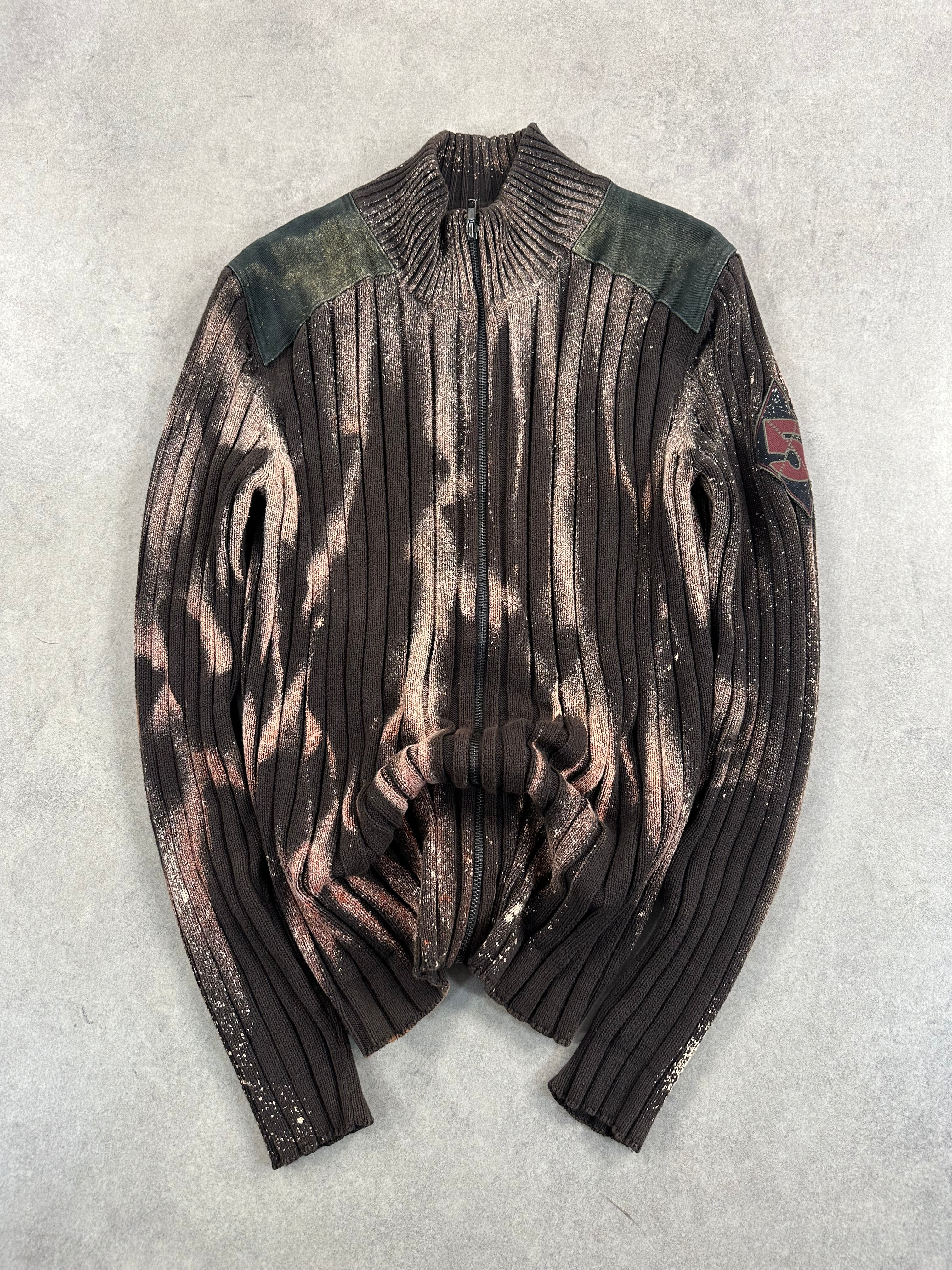 Knitted sweater vintage y2k custom (L)