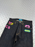 Vintage Japanese jeans crazy bomb y2k (S)