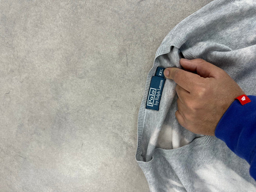 Polo Ralph Lauren sweater custom y2k (XXL)