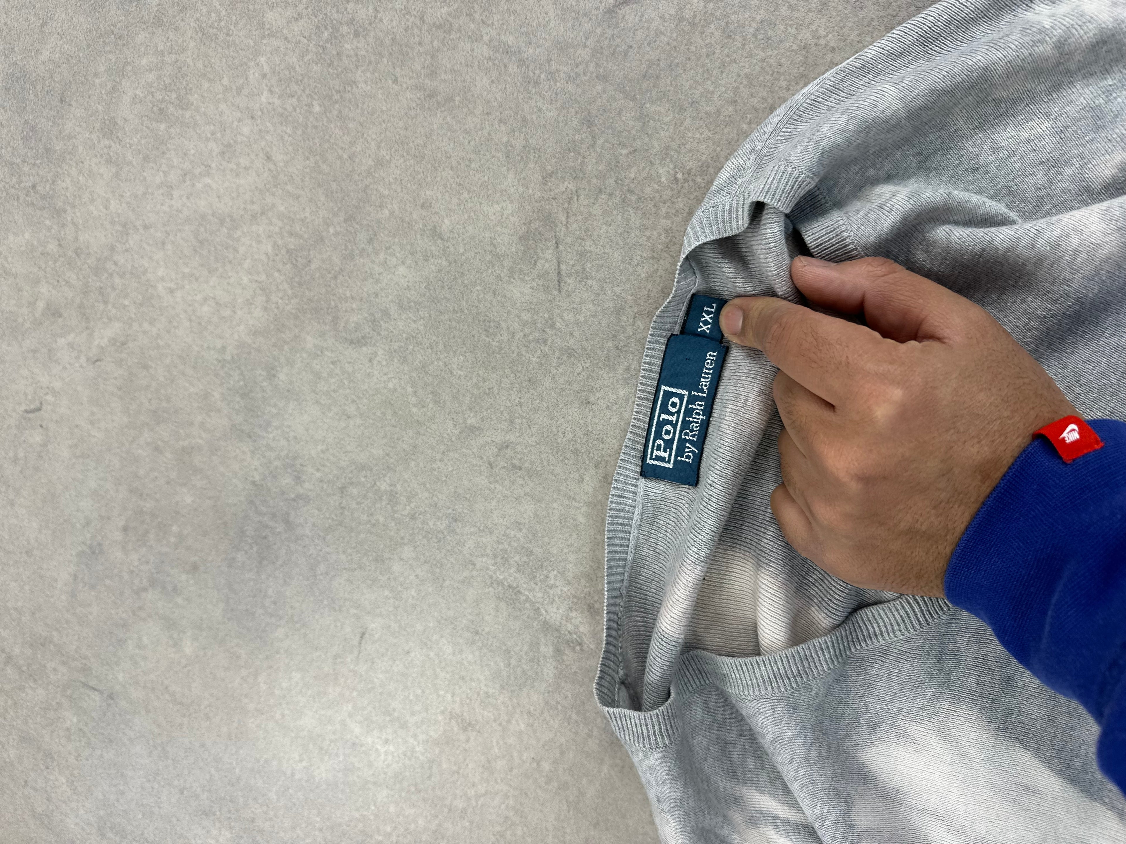 Polo Ralph Lauren sweater custom y2k (XXL)
