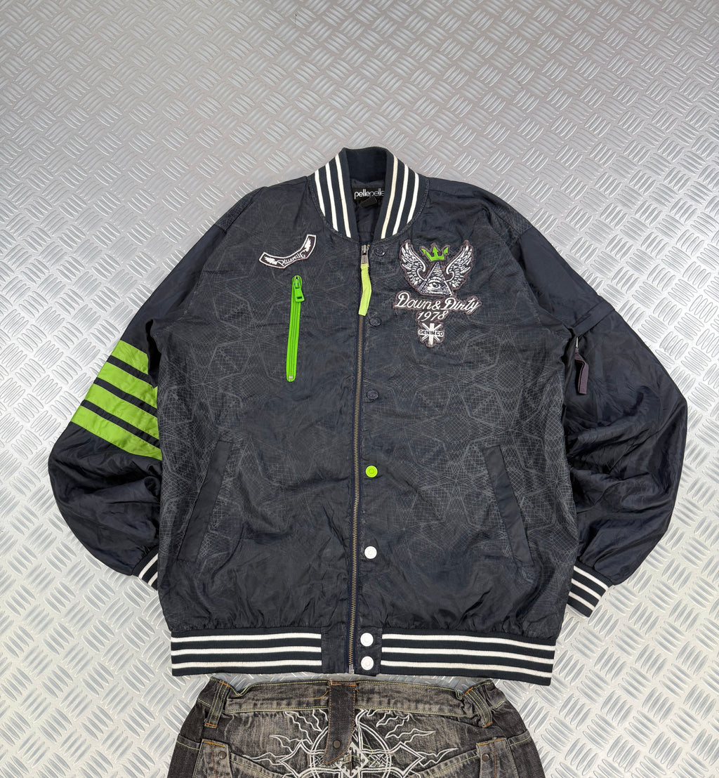Pelle pelle bomber jacket vintage 2000’s (XXL)