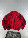Vintage Lacoste Y2k Knitted Sweater custom (L)