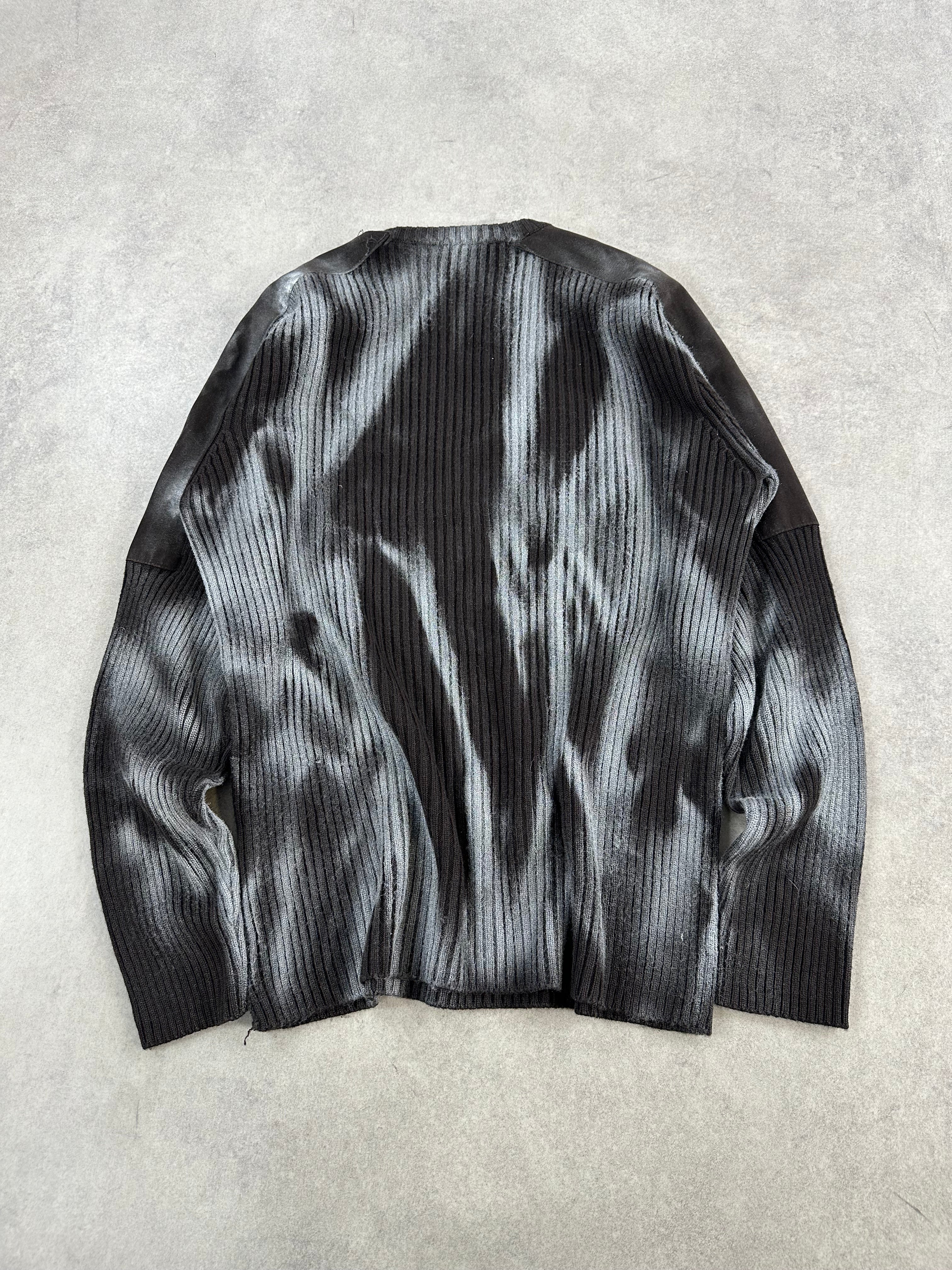 Vintage Knitted Y2k Sweater custom (L)