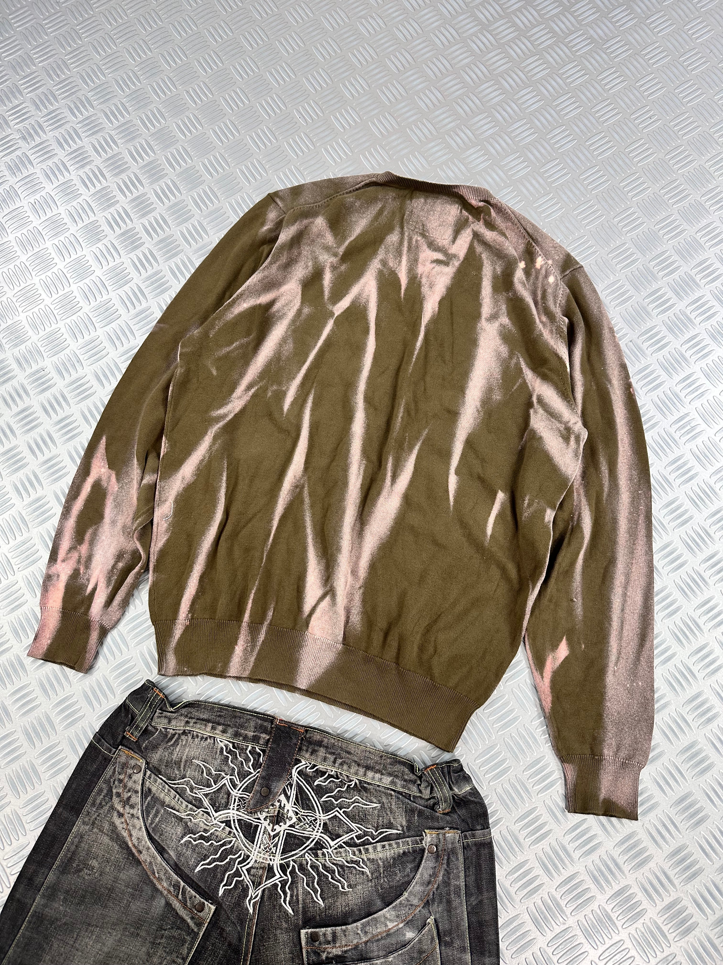 Vintage knitted sweater handmade (L)