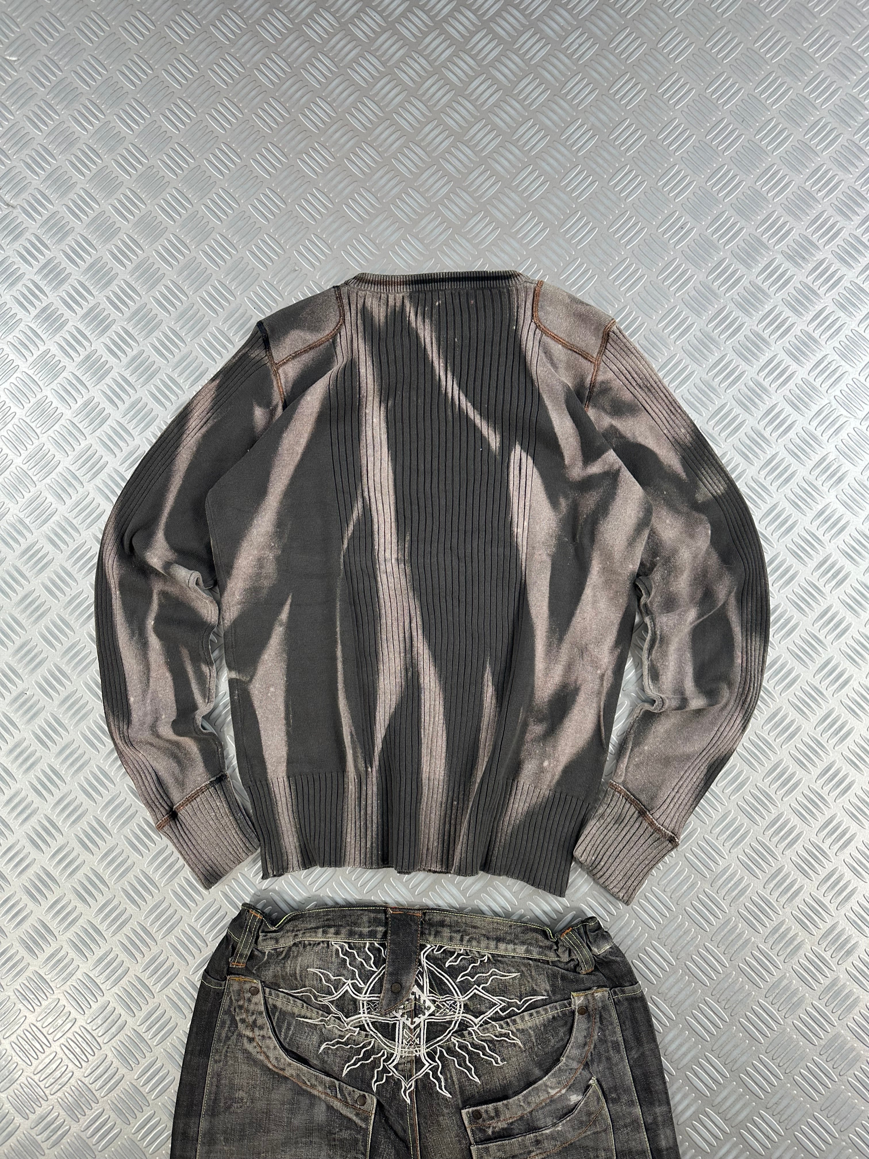 Y2K knitted sweater custom (XL)