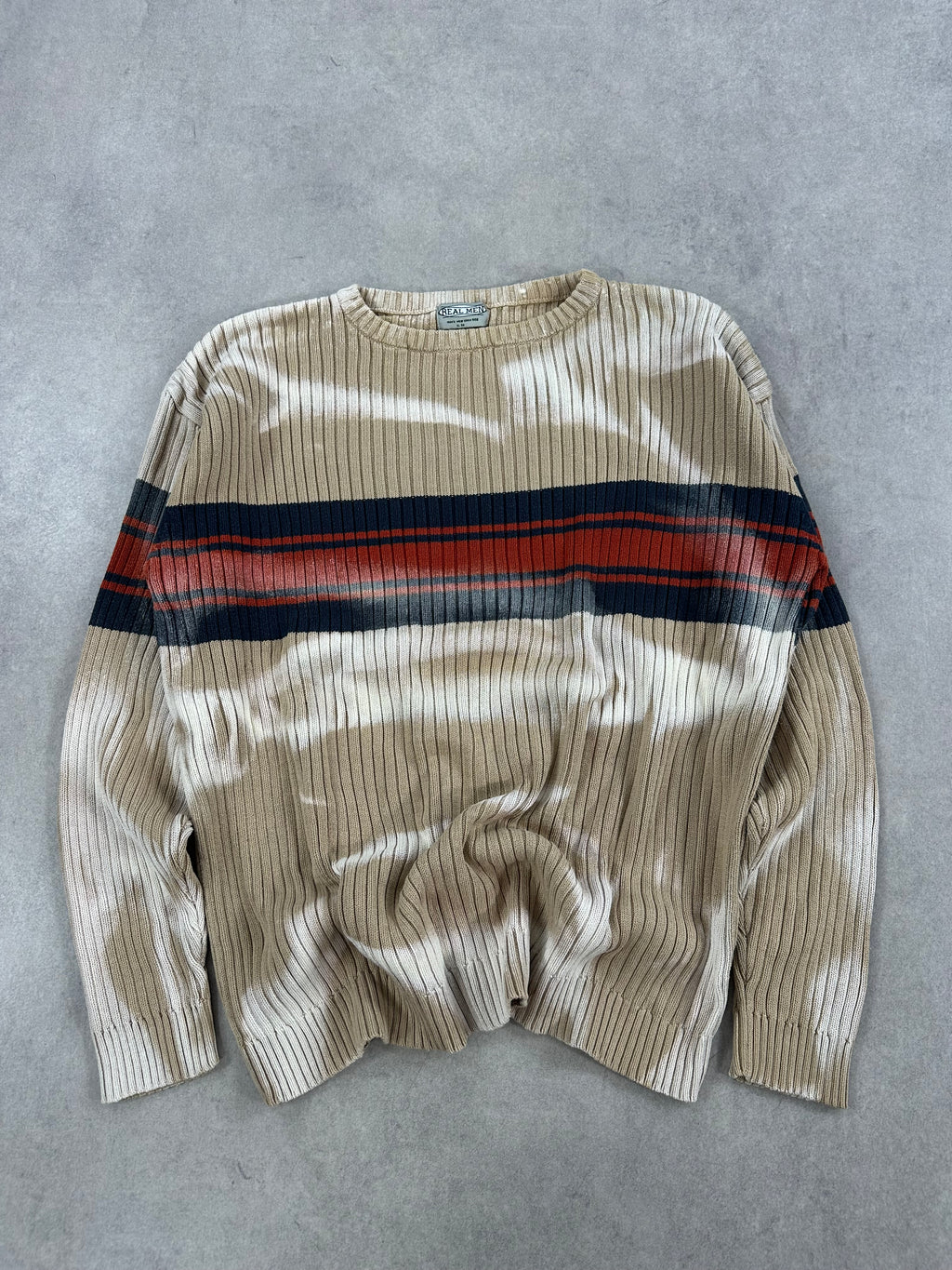 Vintage knitted sweater custom 00’s Y2K (XL)
