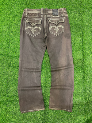 Rock Revival Grey Faded Jeans