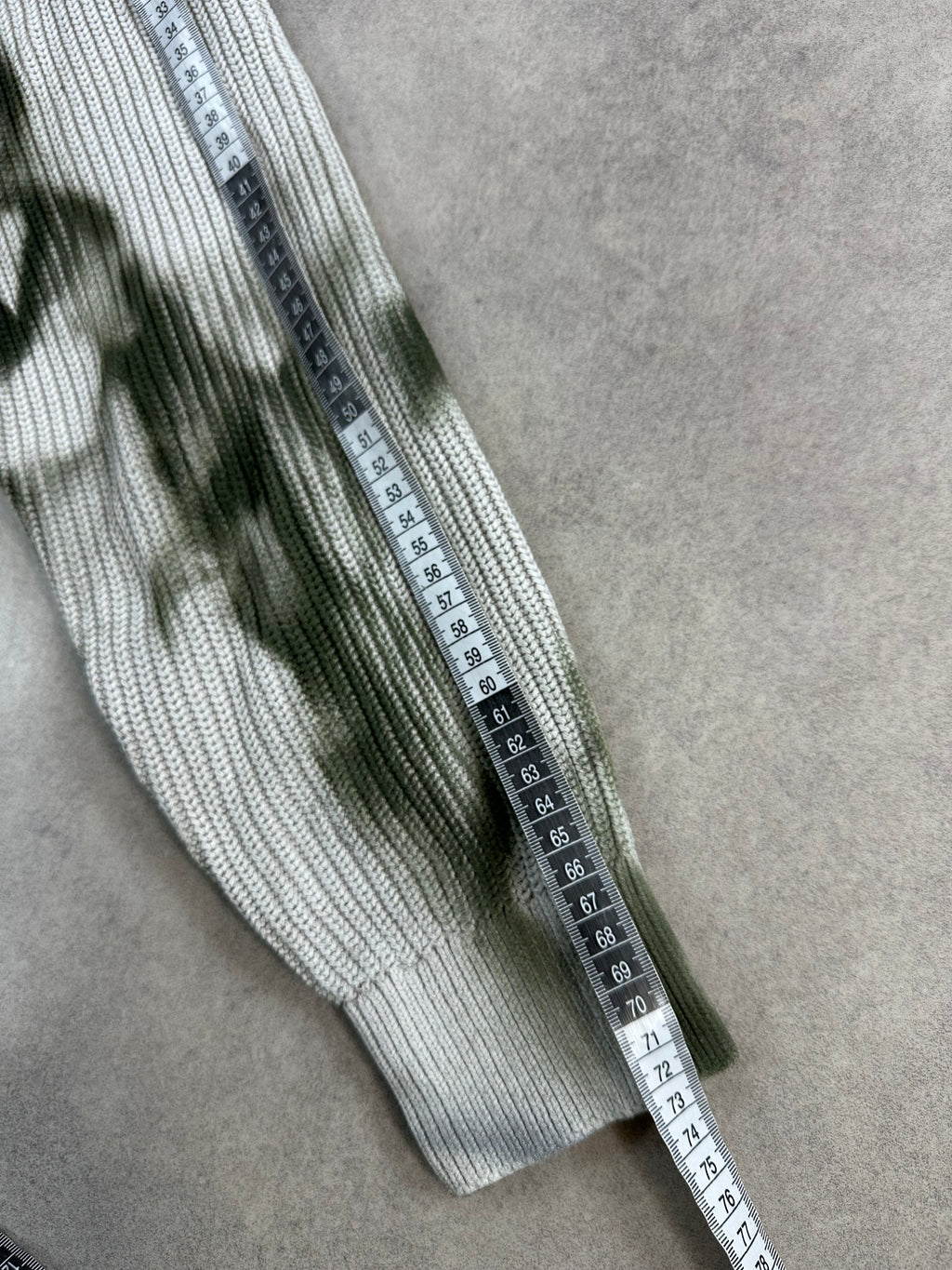 Asymmetrical knitted sweater custom y2k (M)