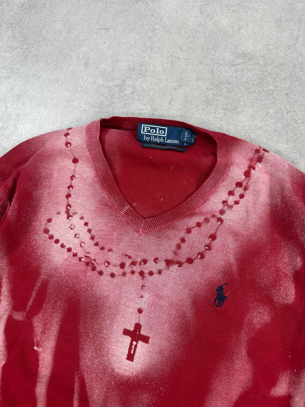 Polo Ralph Lauren sweater custom y2k 00’s (S)
