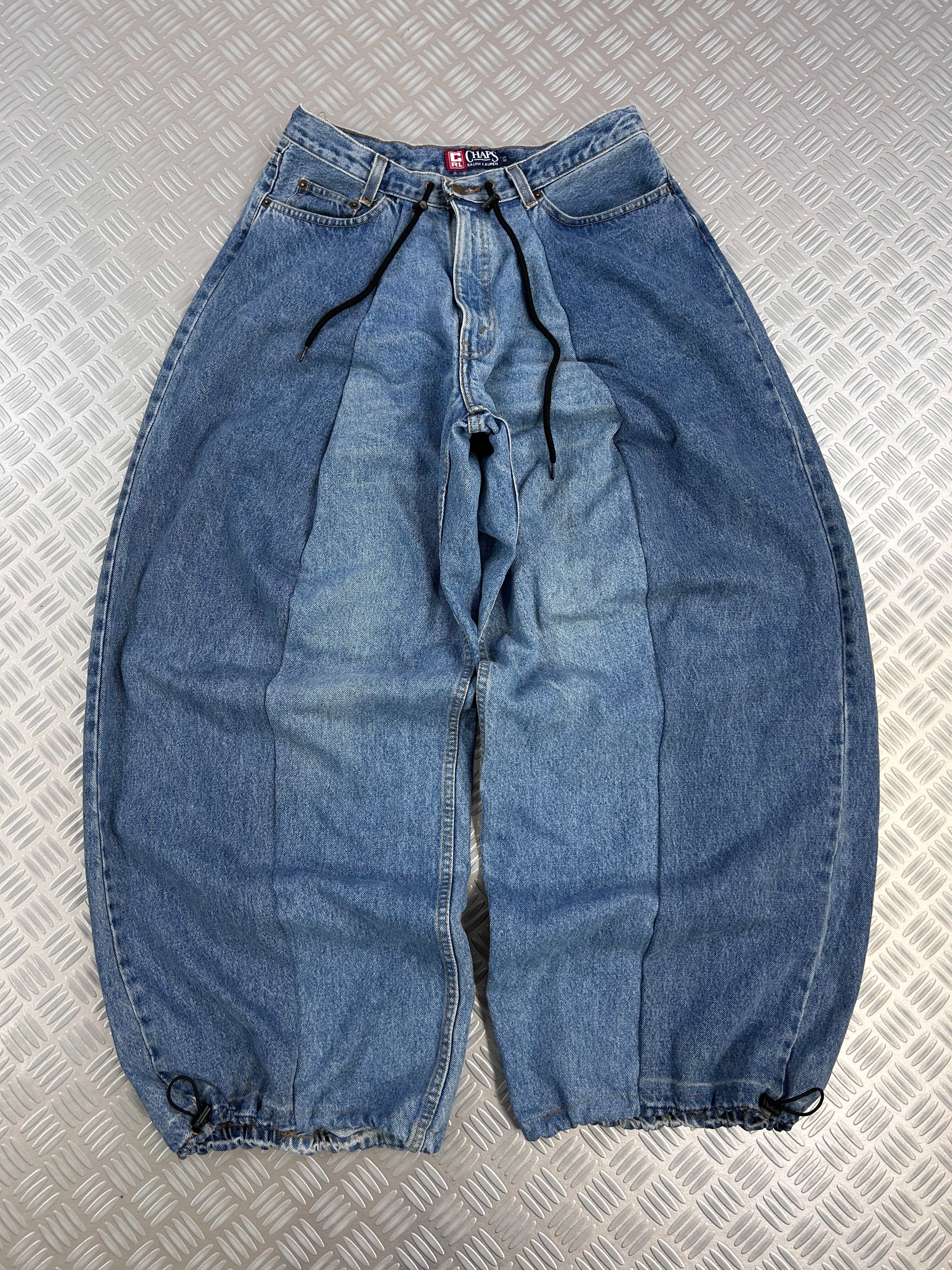 Handmade baggy ballon jeans parachute (42)