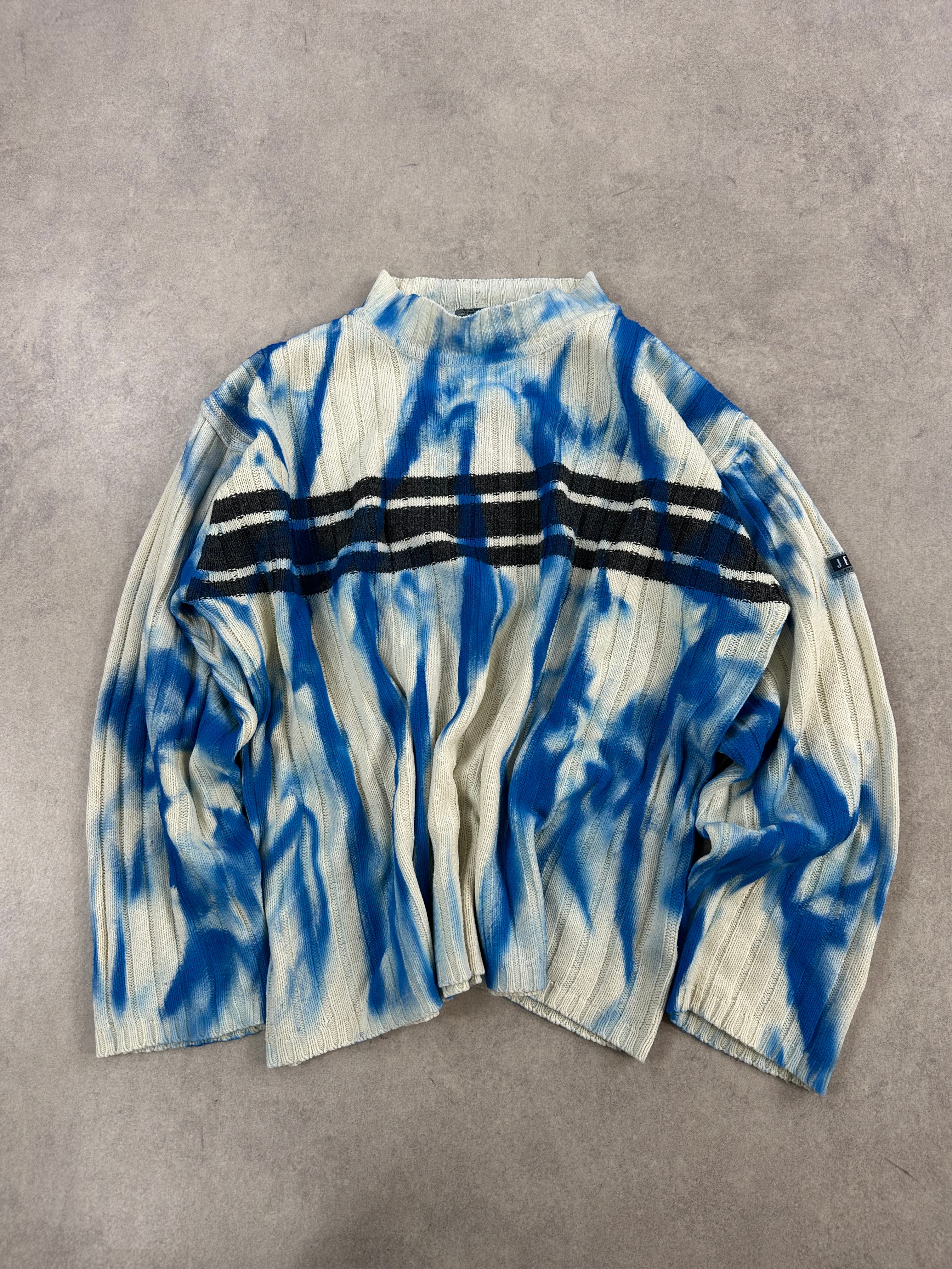 Vintage Knitted Y2k Sweater custom (L)
