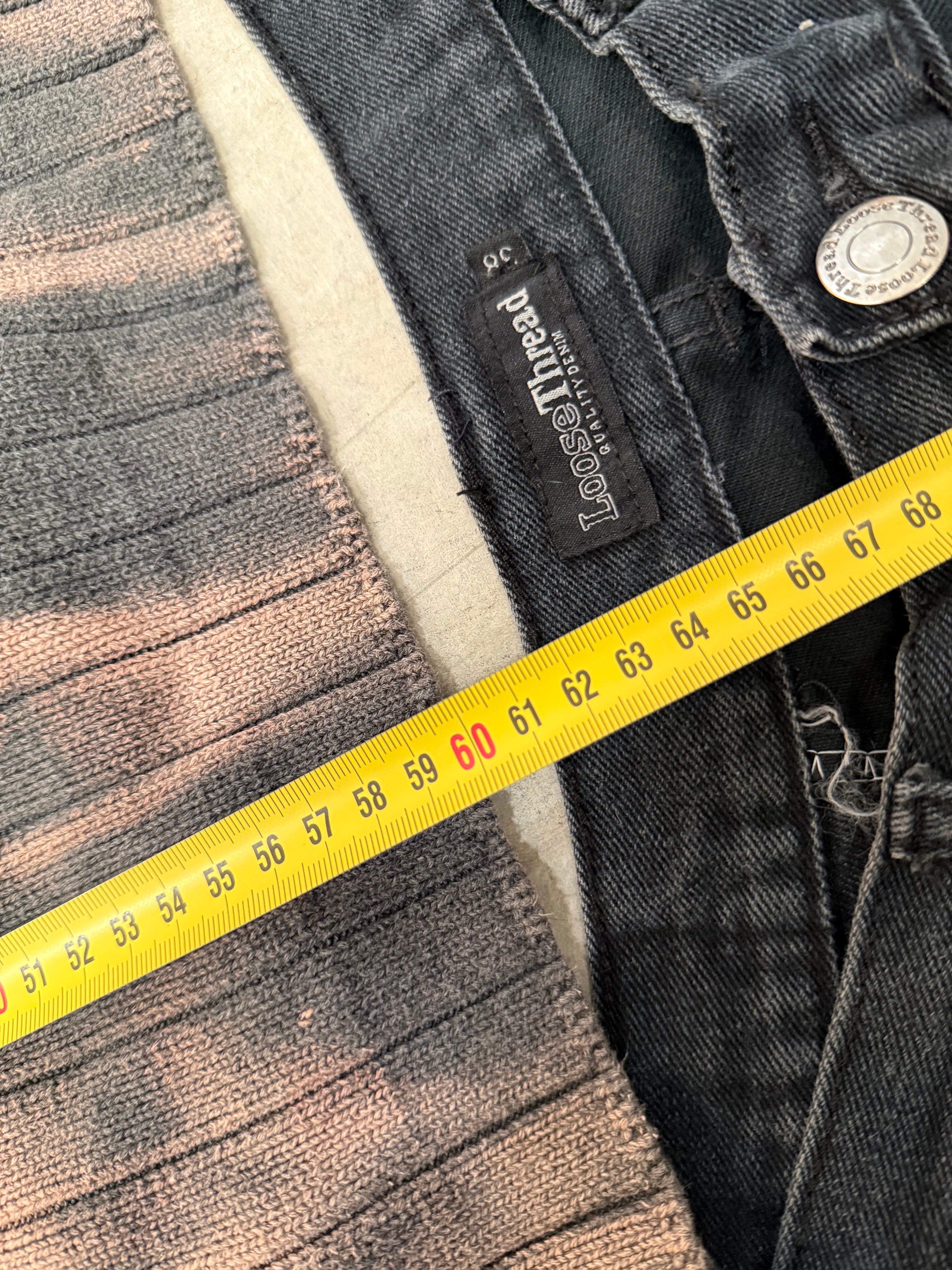 Vintage Y2k Knitted Bleached Cardigan Sweater (M)