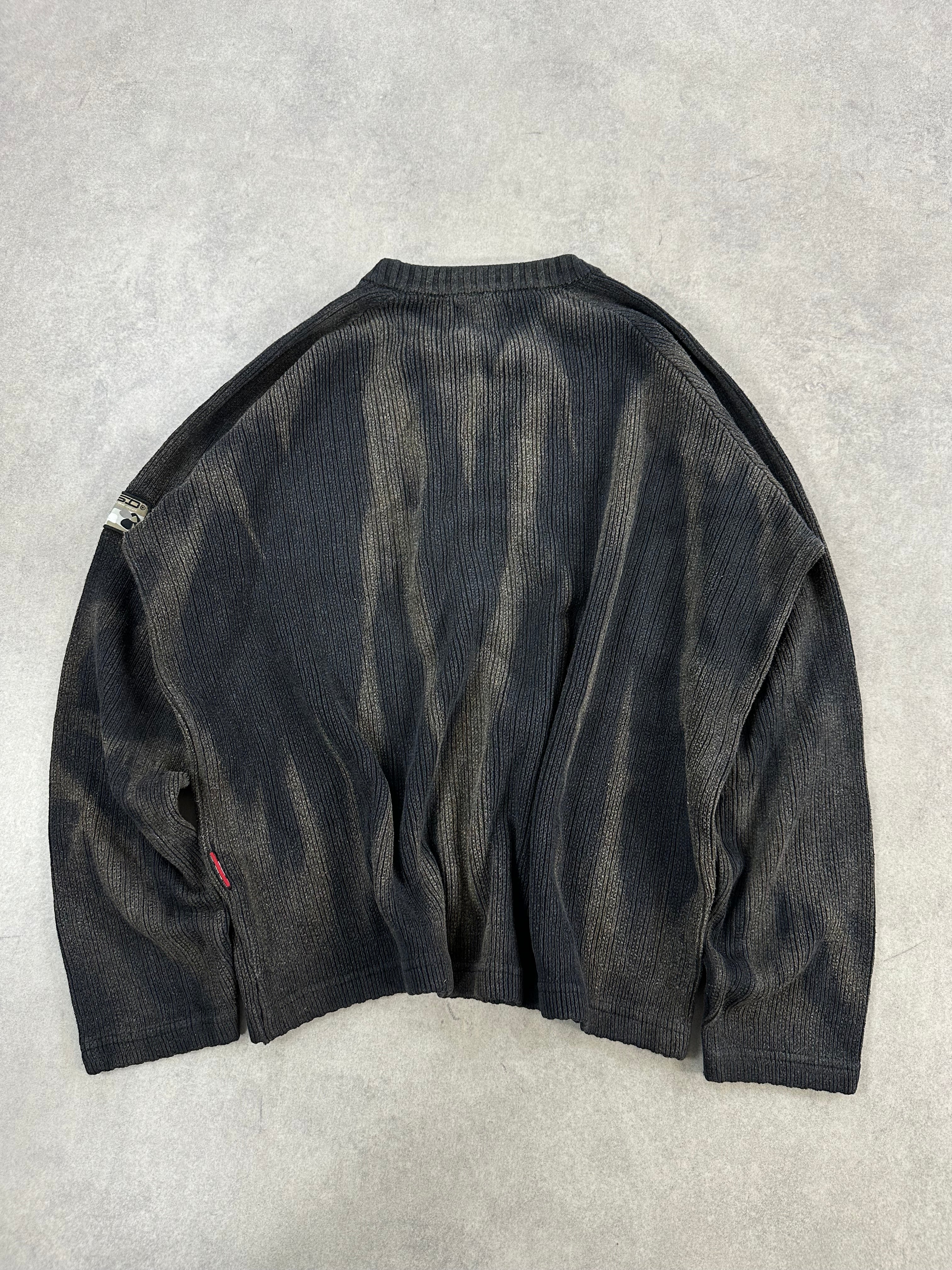 Vintage Knitted Y2k Bleached Sweater (M)