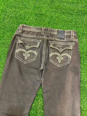 Rock Revival Grey Faded Jeans